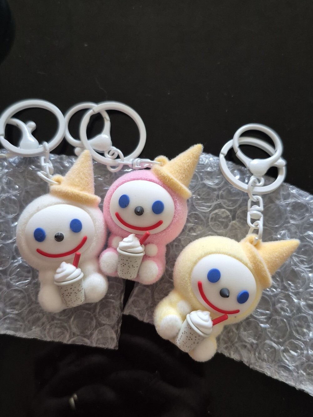 New! JACK IN THE BOX Bundle Of 3 Keychain Set